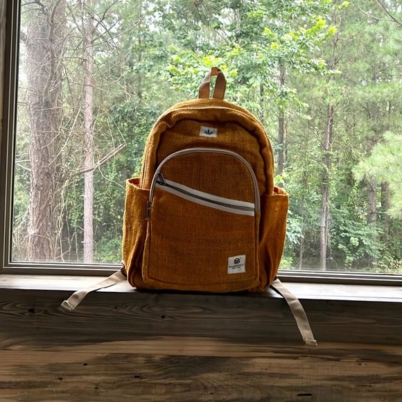 Pure Hemp Backpack Full Size Unisex Design - Picture 10 of 10